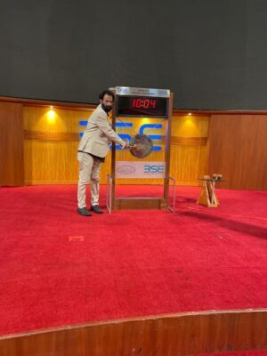 TIMES CEO During Bell Cermony of Listing in BSE